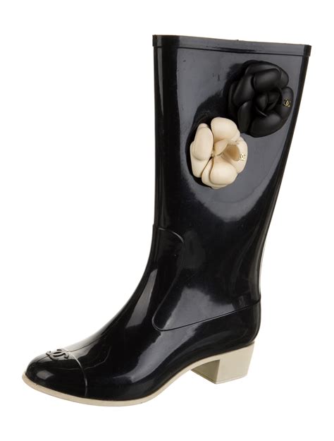 chanel boots rubber|rubber Chanel boots 2021.